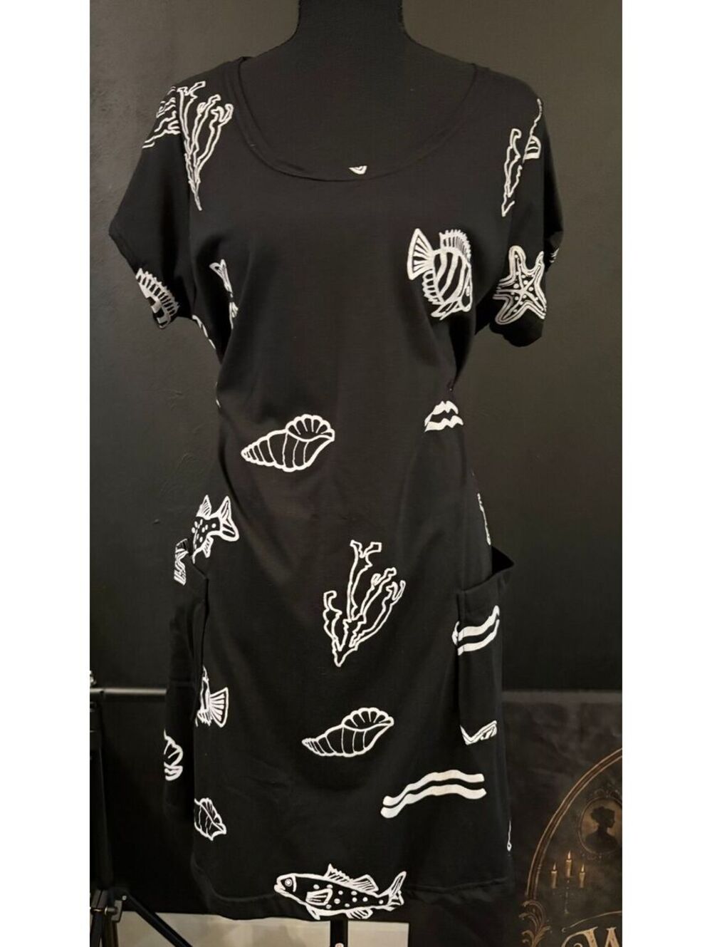 Vintage -Gloria's Fashions- Shirt Dress, Size S-M